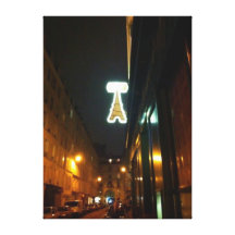 Paris-Neon Gespannter Galeriedruck