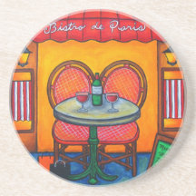 Parisbistro-Untersetzer durch Lisa Lorenz