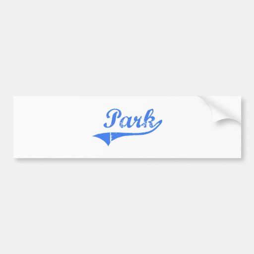 Park-New-Jersey klassischer Entwurf Auto Aufkleber