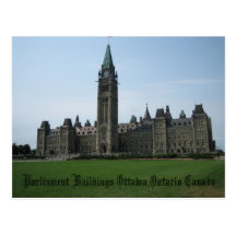 Parlaments-Gebäude Ottawa Ontario Kanada Postkarten