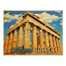 Parthenon Athens Griechenland Postkarten