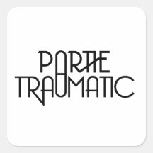 Partie traumatischer Logo-Aufkleber #3