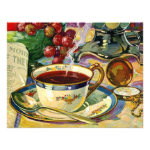 PARTY EINLADUNG DES MORGEN-KAFFEE-CLATCH KLATCH