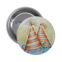 Party hats pins