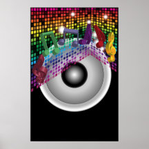Party-Hintergrund Poster