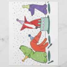 Party-Hunde Vollfarbige Flyer
