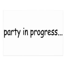 Party laufend postkarten