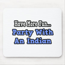 Party mit einem Inder Mousepad