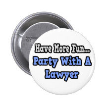 Party mit einem Rechtsanwalt Button