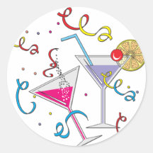 Party-Zeit-Aufkleber
