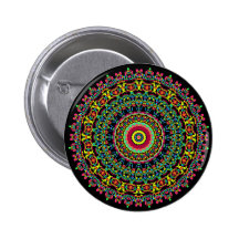 Partyconfetti-Kaleidoskop Anstecknadelbutton