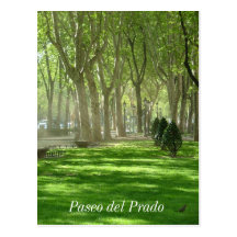 Paseo Del Prado Postkarten