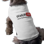 Passen Sie mich auf YouTube auf! Verfolgen Sie Hem Haustiershirt