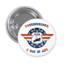 PassionRider-persönlicher Freifahrausweis mit Magn Buttons