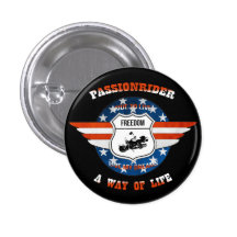 PassionRider-persönlicher Freifahrausweis mit Magn Anstecknadelbutton