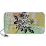 Pastellfarben-Spritzer-Rosendruck Mp3 Lautsprecher