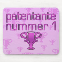 Patentante Nummer 1 Mousepad