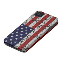 Patriotische Amerikaner USA-Flagge von Vereinigten iPhone 4 Cover