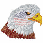 Patriotischer Flagge-Eagle-Kopf