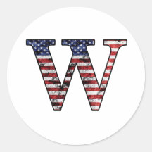 Patriotischer Held W Stickers