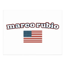 Patriotischer Marco Rubio Postkarte