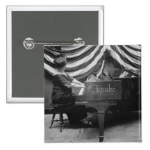 Patriotischer Pianist, Zwanzigerjahre Button