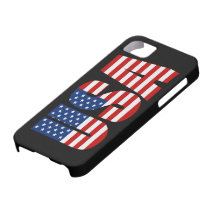 Patriotischer USA-amerikanische Flagge iPhone 5 Fa iPhone 5 Hüllen