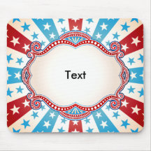 Patriotisches US Flagge Mauspad