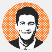 Paul Ryan 2012 Runde Sticker