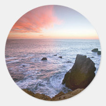 Pazifischer Sonnenuntergang Sticker