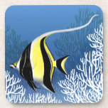 Pazifisches Riff-maurischer Idol-Fisch-Korken-Unte