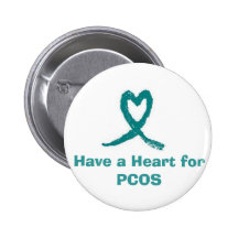 pcos Herzband, haben ein Herz für PCOS Button