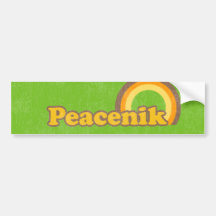 Peacenik Auto Aufkleber
