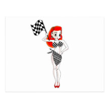 Peggy Pitstop Postkarte