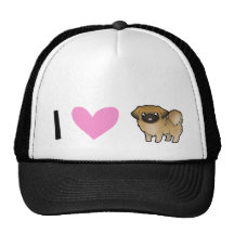 Pekingese Liebe (Welpe geschnitten) Netzcap