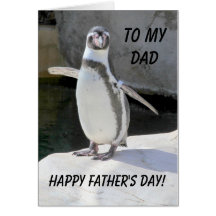 Penguin Father's Day Card