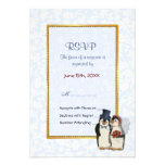 Penguin-Hochzeit - UAWG Individuelle Einladungskarte