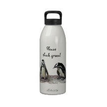 Penguins-denke ökologisch trinkflaschen