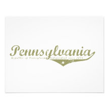 Pennsylvania-Revolutions-T-Shirts Individuelle Ankündigskarten