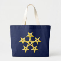 Pentagramme Leinentasche