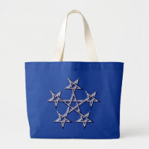 Pentagramme Leinentaschen