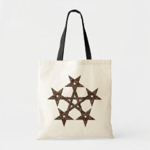 Pentagramme Leinentaschen