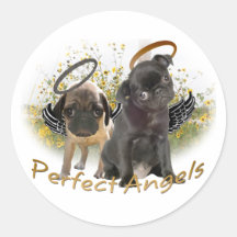 Perfekte Engels-Möpse Sticker