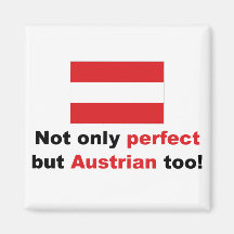 Perfekter Österreicher Kühlschrankmagnete