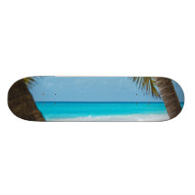Perfekter tropischer Paradies-Strand Skateboardbretter