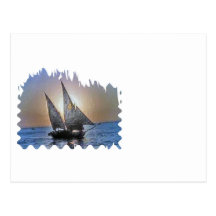 Perfektes Geschenk:  Segel-Reise-Reise Postkarten