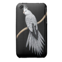 Perlegescheckter Cockatiel-Papagei iPhone 3 Fall iPhone 3 Covers