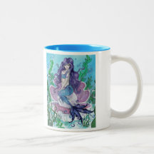"Perlen-" Meerjungfrau-Schalen-Becher Kaffeehaferl