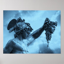 Perseus gegen Medusa Posterdruck