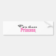 Persische Prinzessin Autoaufkleber